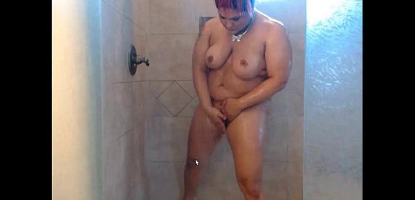  Sabrinaprado Red Head BBW Shower